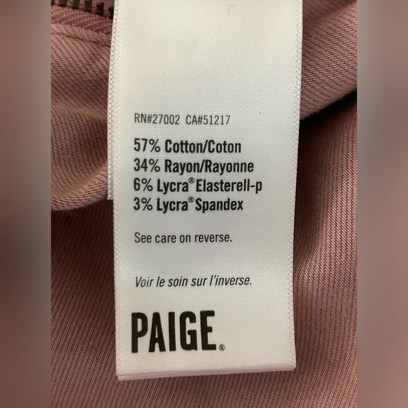 Paige Anessa Pink Cropped Wide-Leg Jumpsuit Anthropologie Women’s Size 2 - Picture 12 of 13